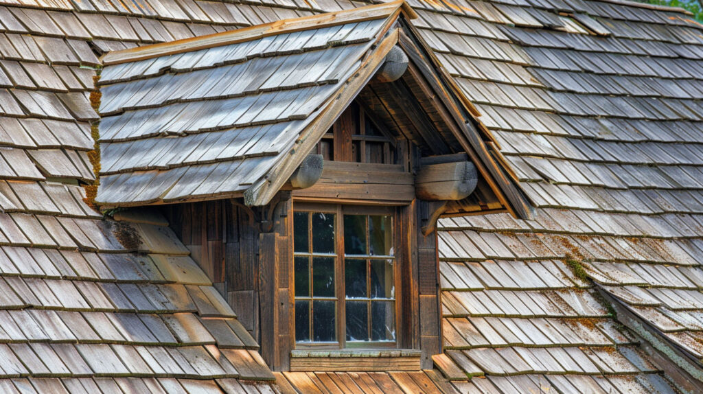 wood shake roof